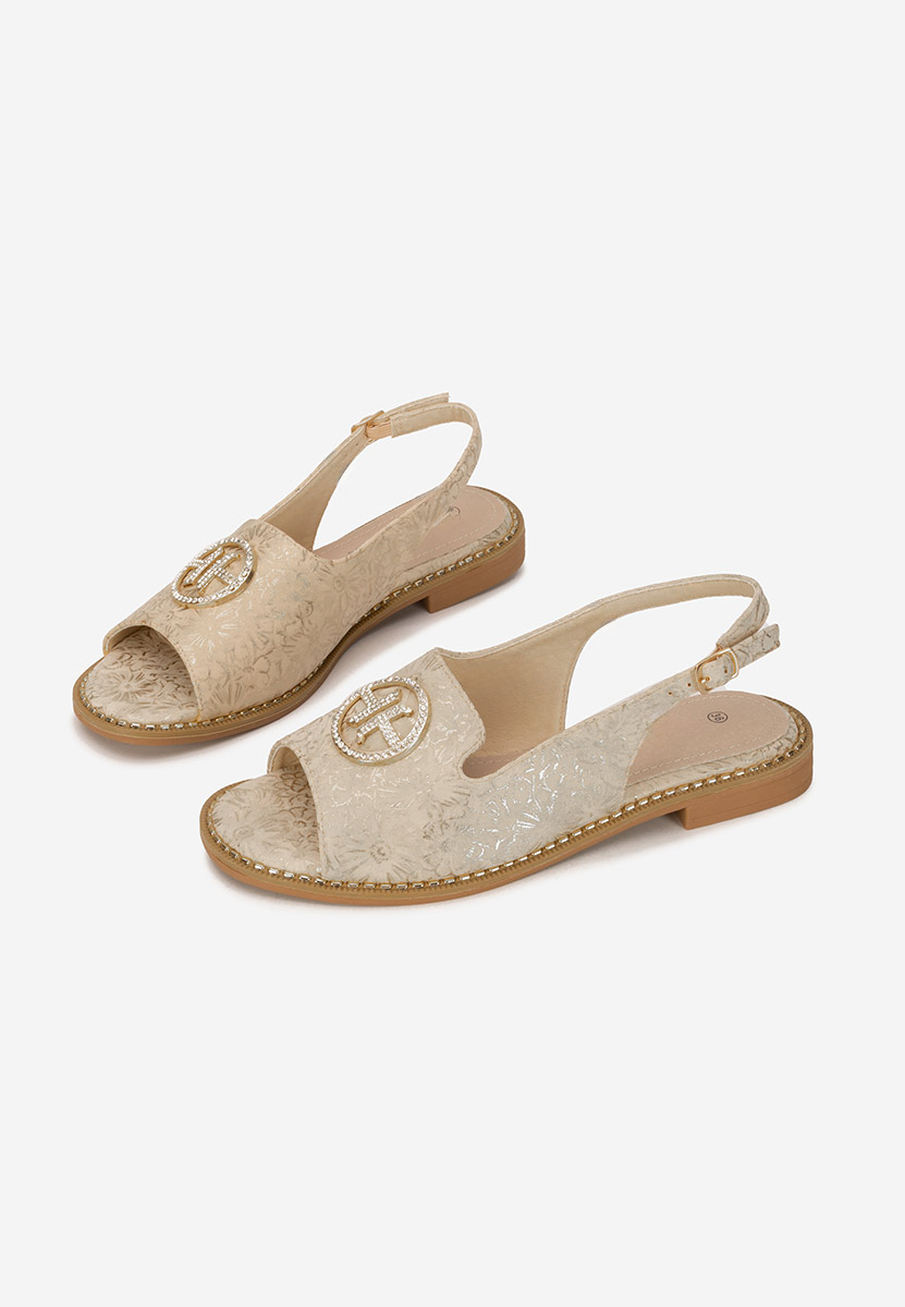 Sandali bassi eleganti Nariam oro