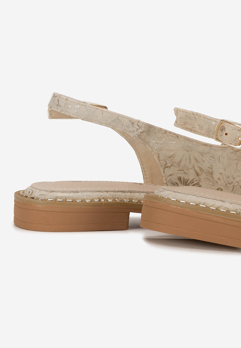 Sandali bassi eleganti Nariam oro