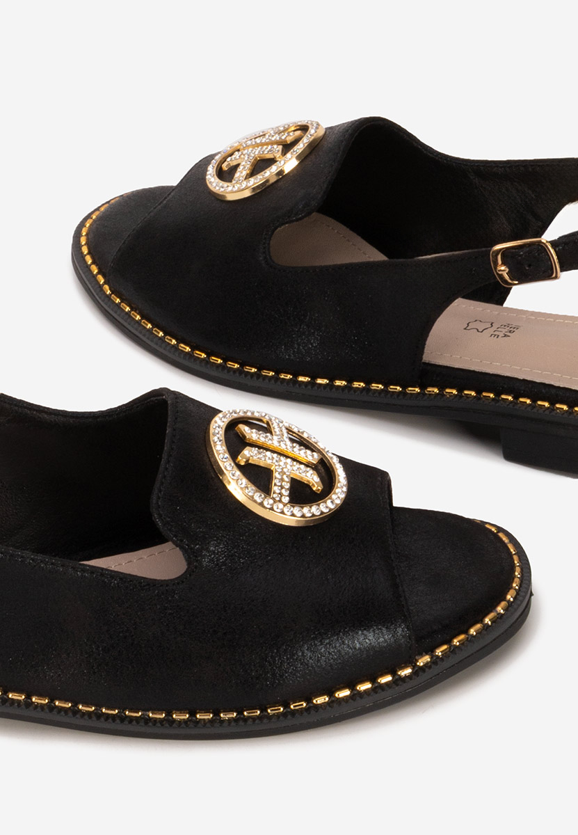Sandali bassi eleganti Nariam nero