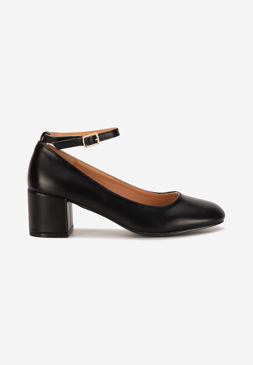 Décolleté con cinturino Allisa nero