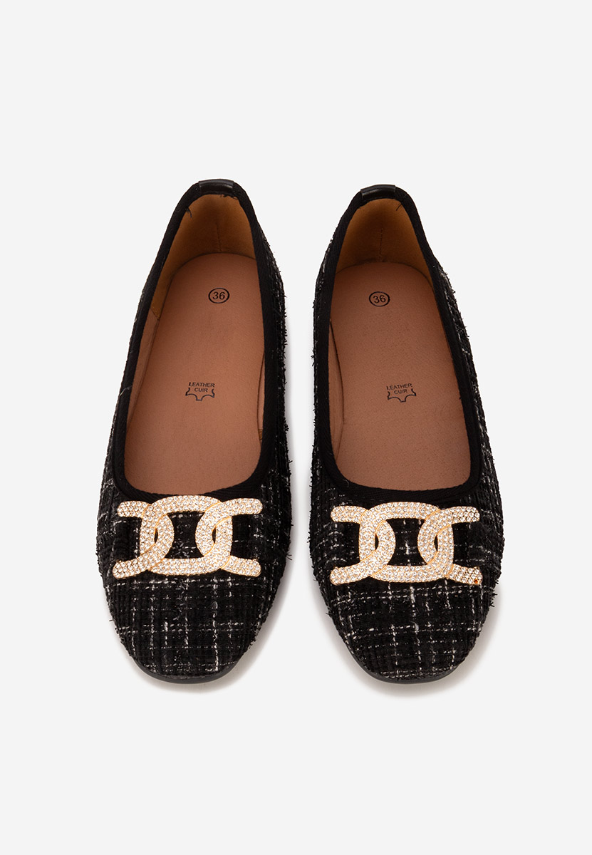 Ballerine eleganti Gaya nero