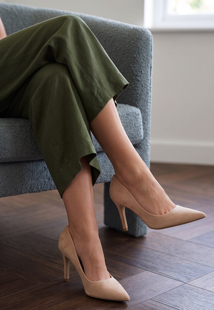 Décolleté tacco a spillo Samyla V2 beige