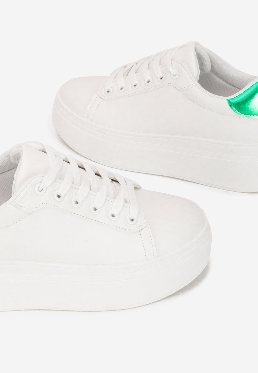 Sneakers con plateau Albea V3 bianchi