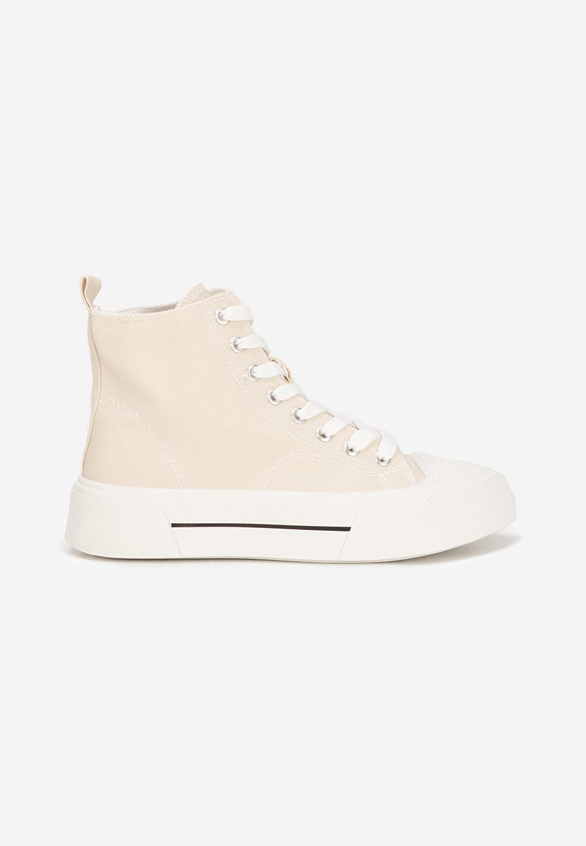 Scarpe da ginnastica High-Top Minoda beige