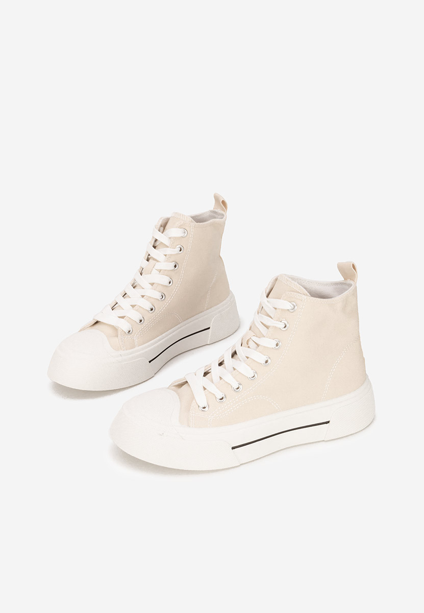 Scarpe da ginnastica High-Top Minoda beige