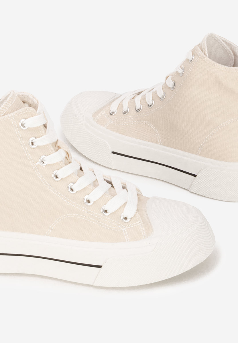Scarpe da ginnastica High-Top Minoda beige