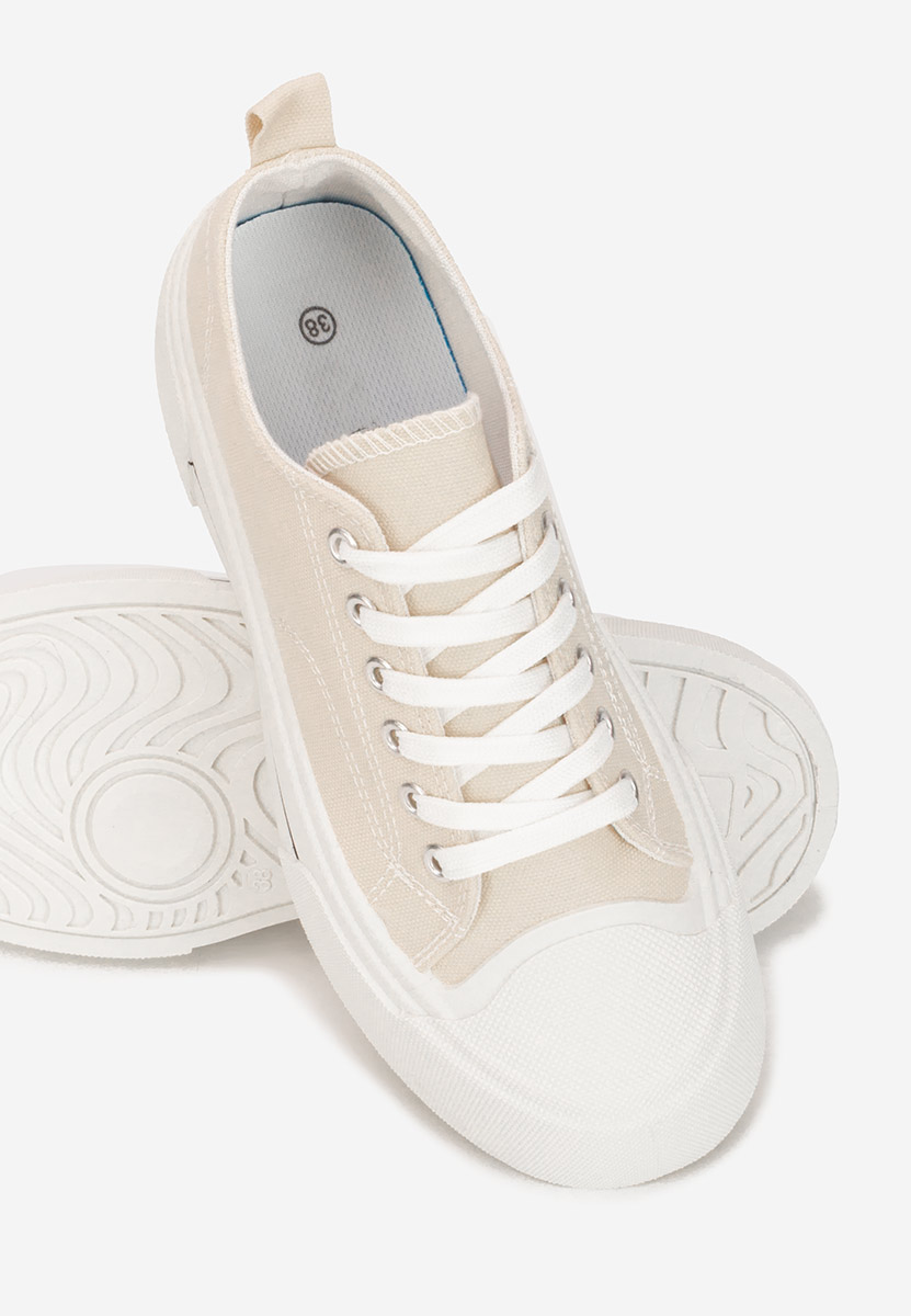 Scarpe da ginnastica donna Jessia beige