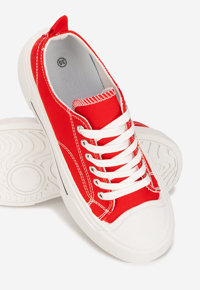 Scarpe da ginnastica donna Jessia rosso