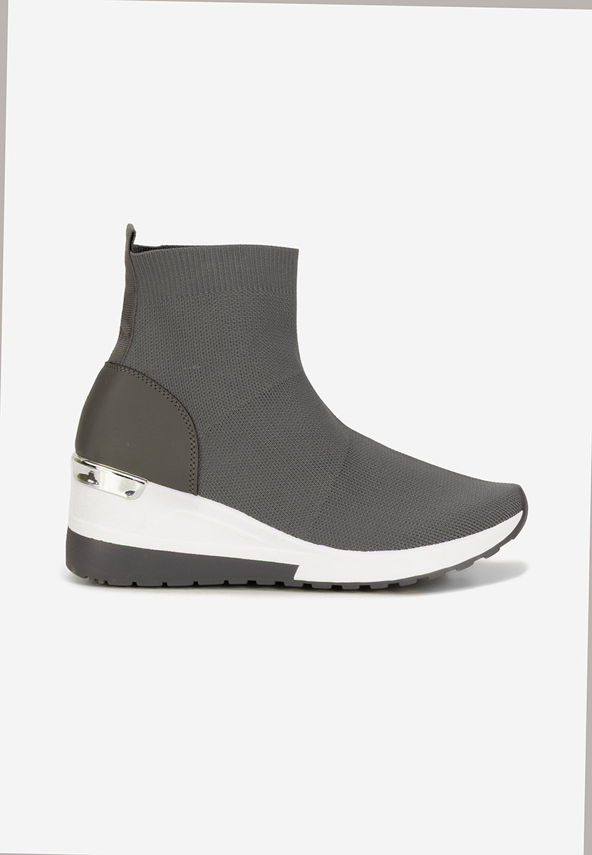 Sneakers donna alte tipo calzino Jessina grigio