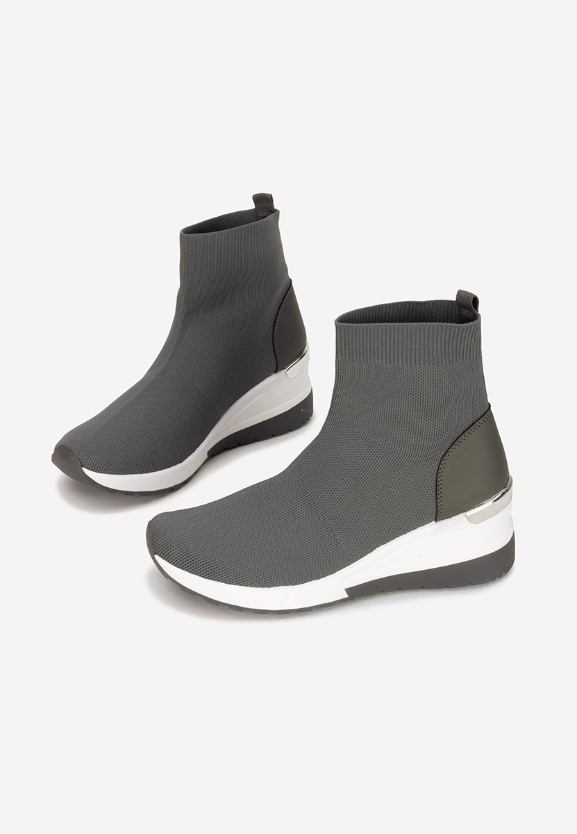 Sneakers donna alte tipo calzino Jessina grigio