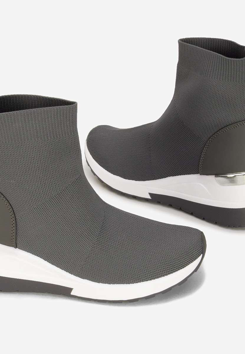 Sneakers donna alte tipo calzino Jessina grigio
