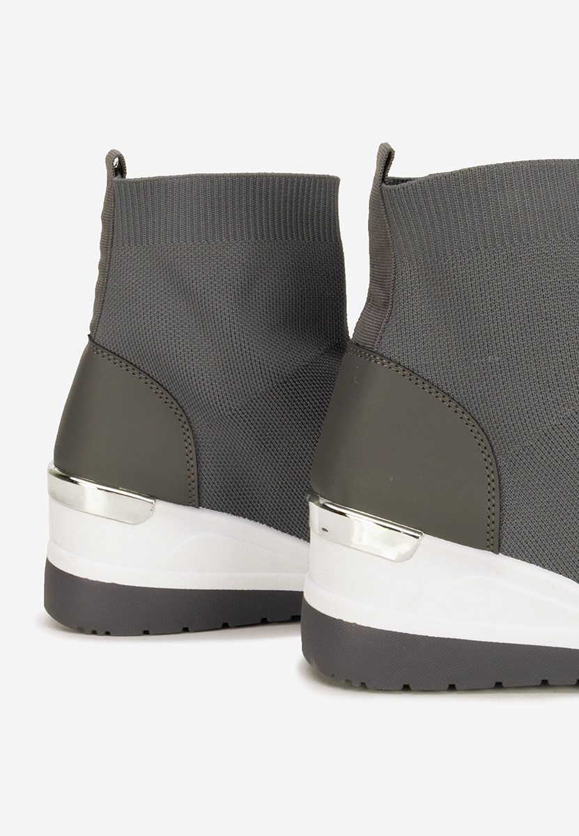 Sneakers donna alte tipo calzino Jessina grigio
