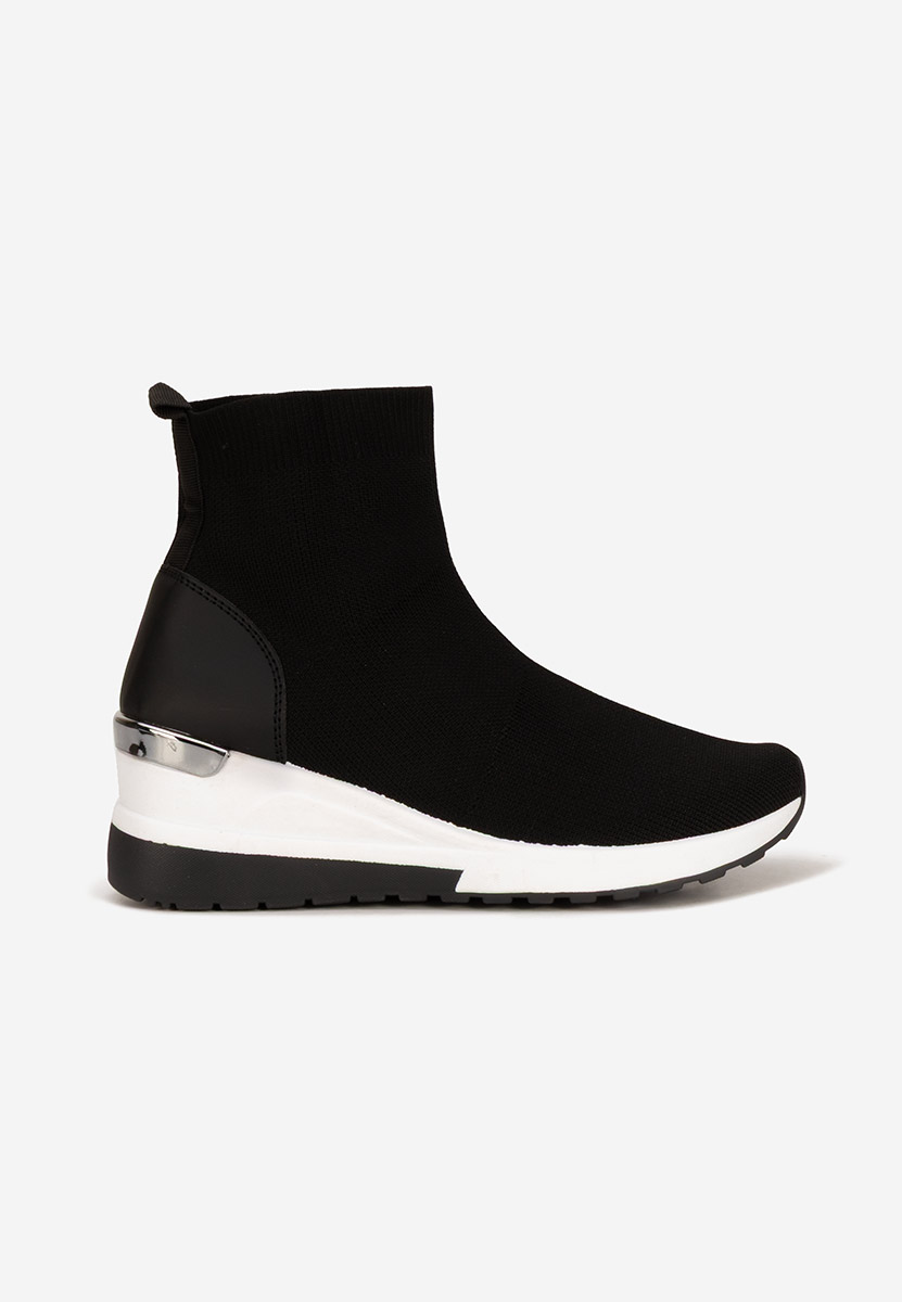 Sneakers donna alte tipo calzino Jessina nero