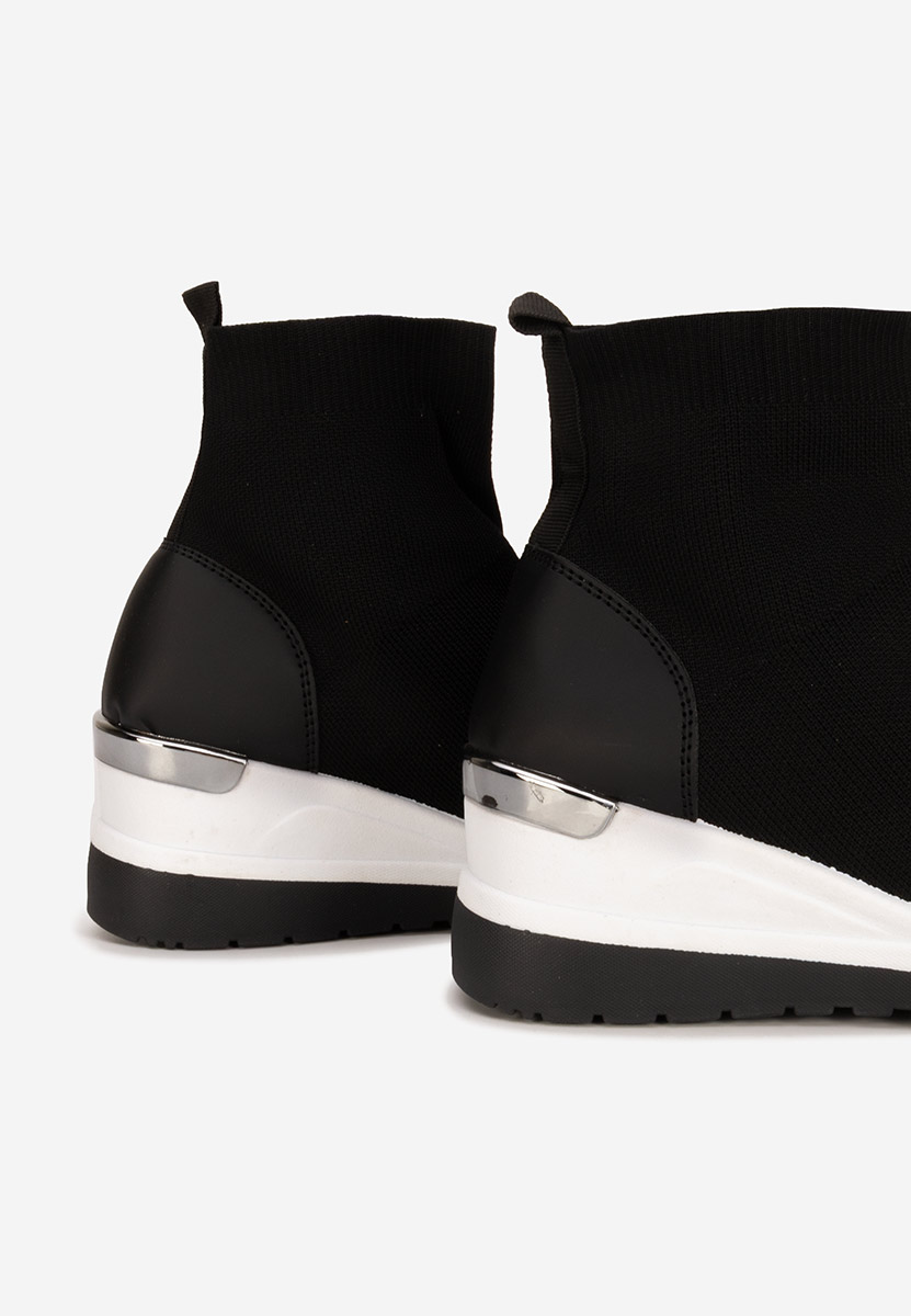 Sneakers donna alte tipo calzino Jessina nero