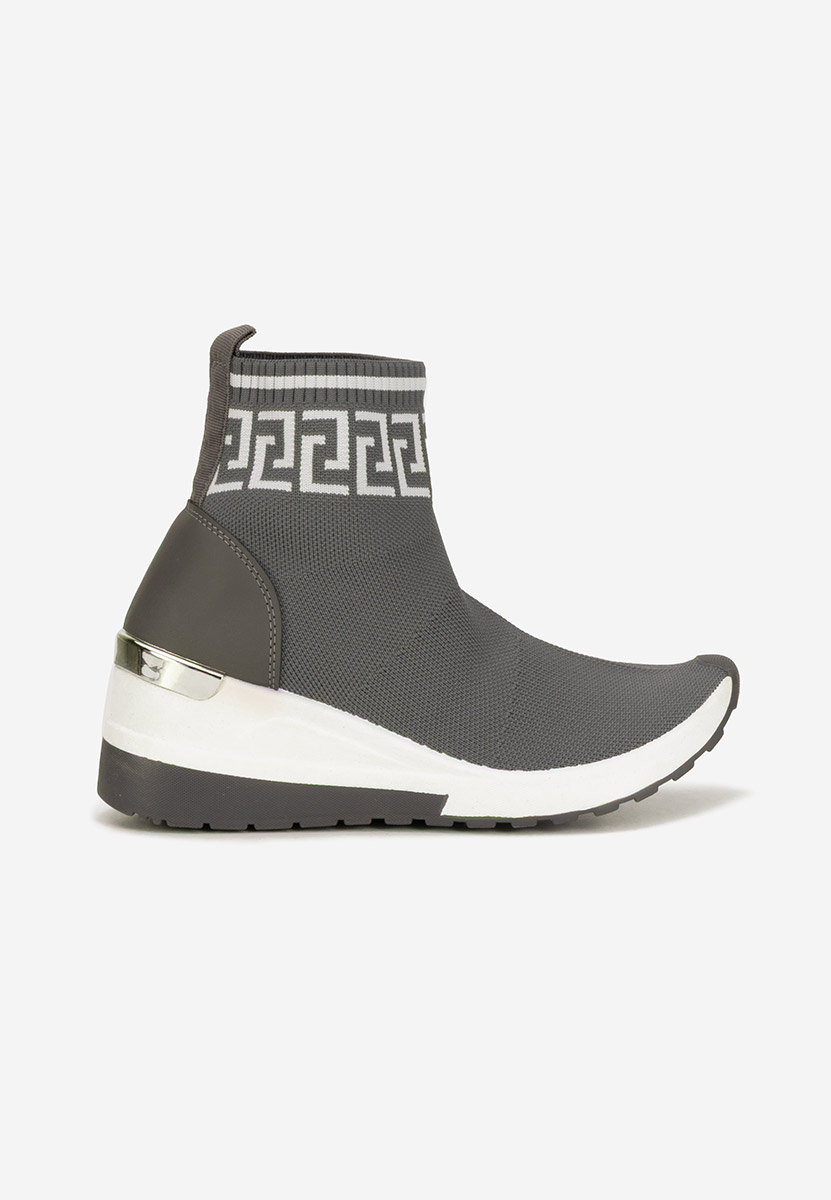 Sneakers donna alte tipo calzino Ofelina grigio