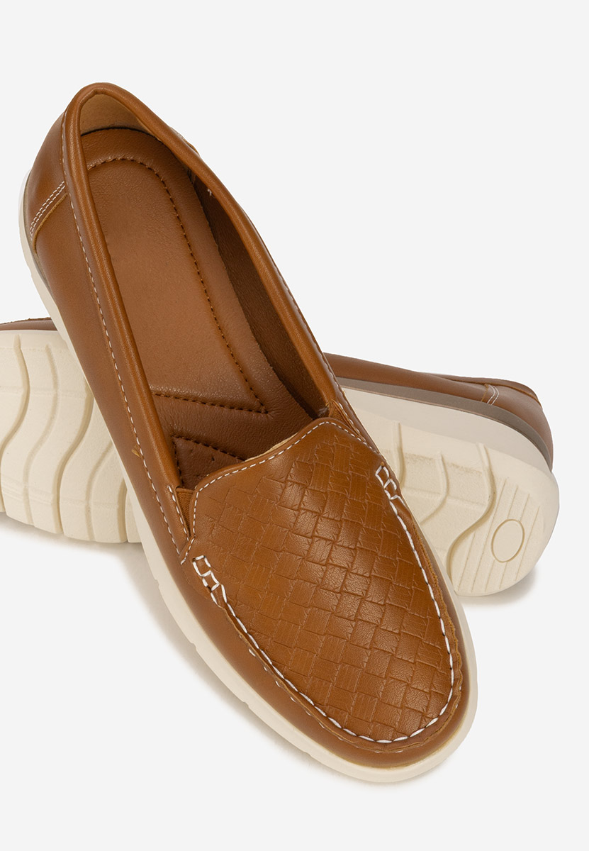 Mocassini da donna Seona camel