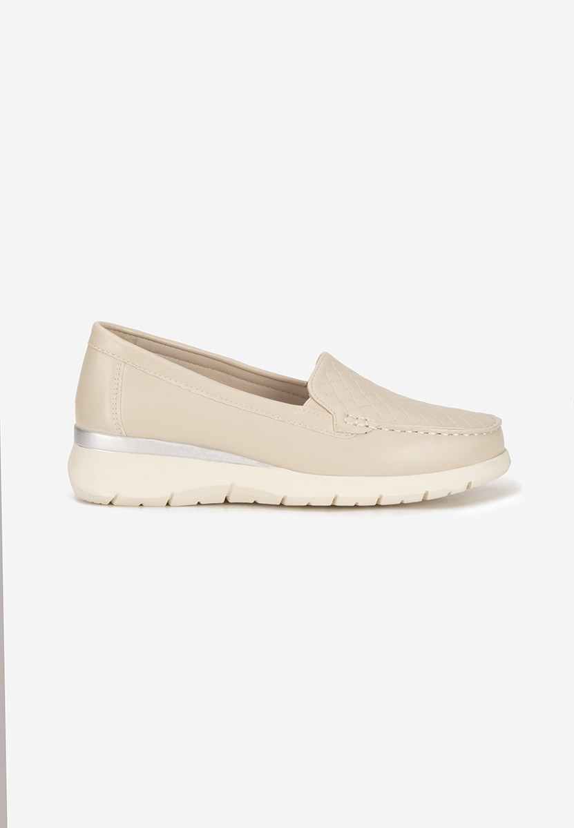 Mocassini da donna Seona beige