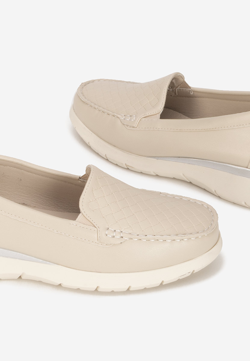 Mocassini da donna Seona beige