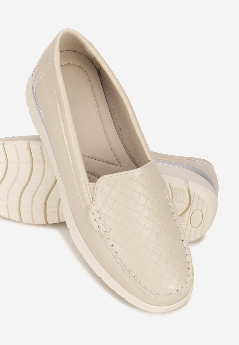 Mocassini da donna Seona beige