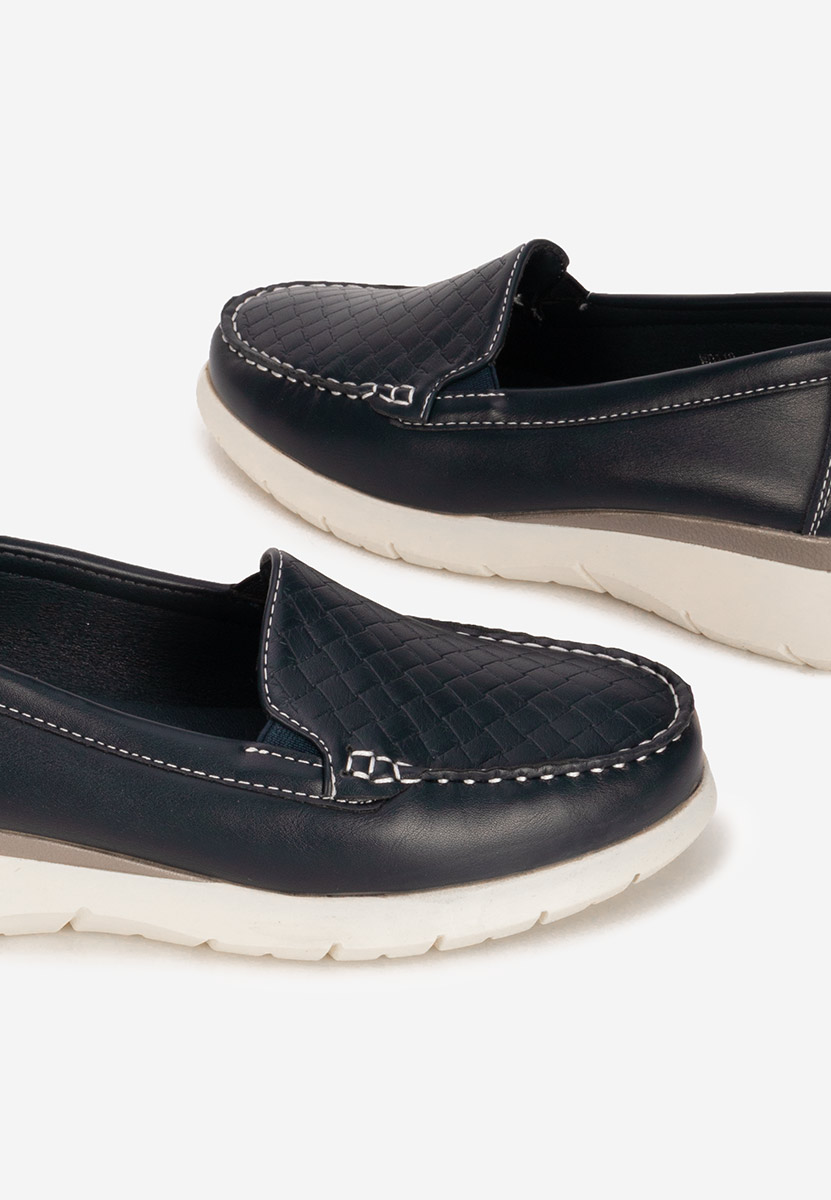Mocassini da donna Seona blu marine