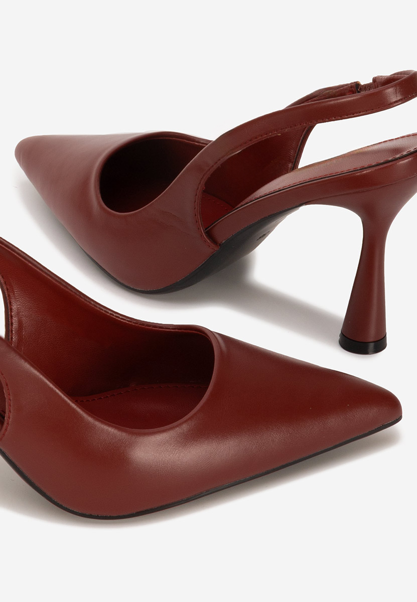 Décolleté Slingback Foxara bordo