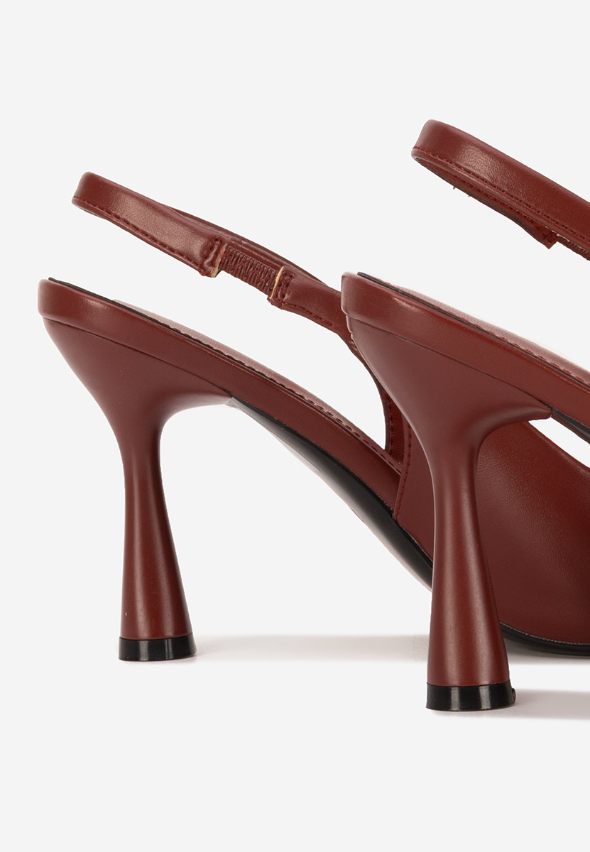 Décolleté Slingback Foxara bordo