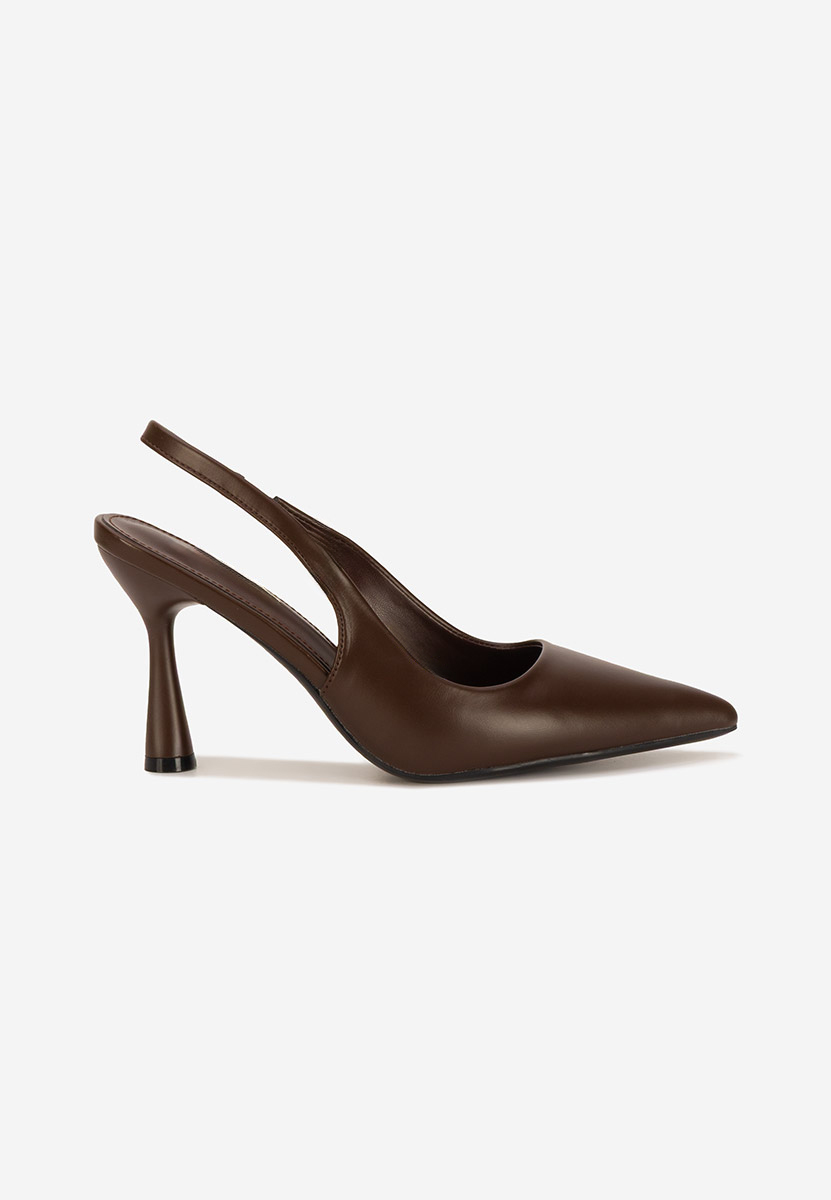 Décolleté Slingback Foxara marrone