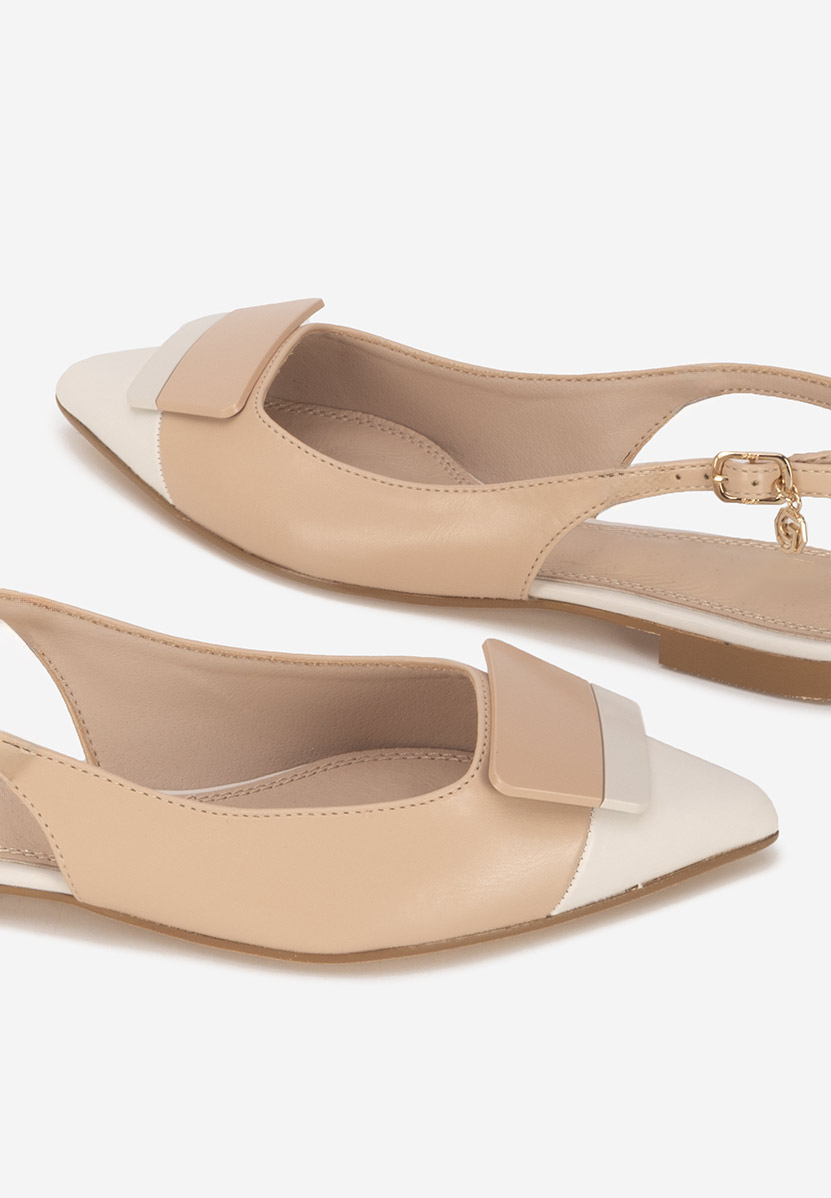 Ballerine a punta Alaida V1 beige