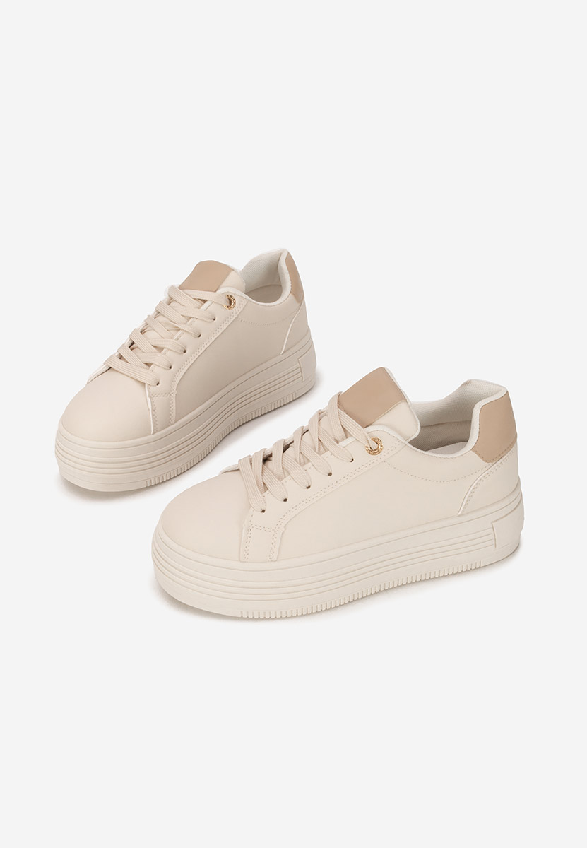 Sneakers con plateau Sidoneya beige