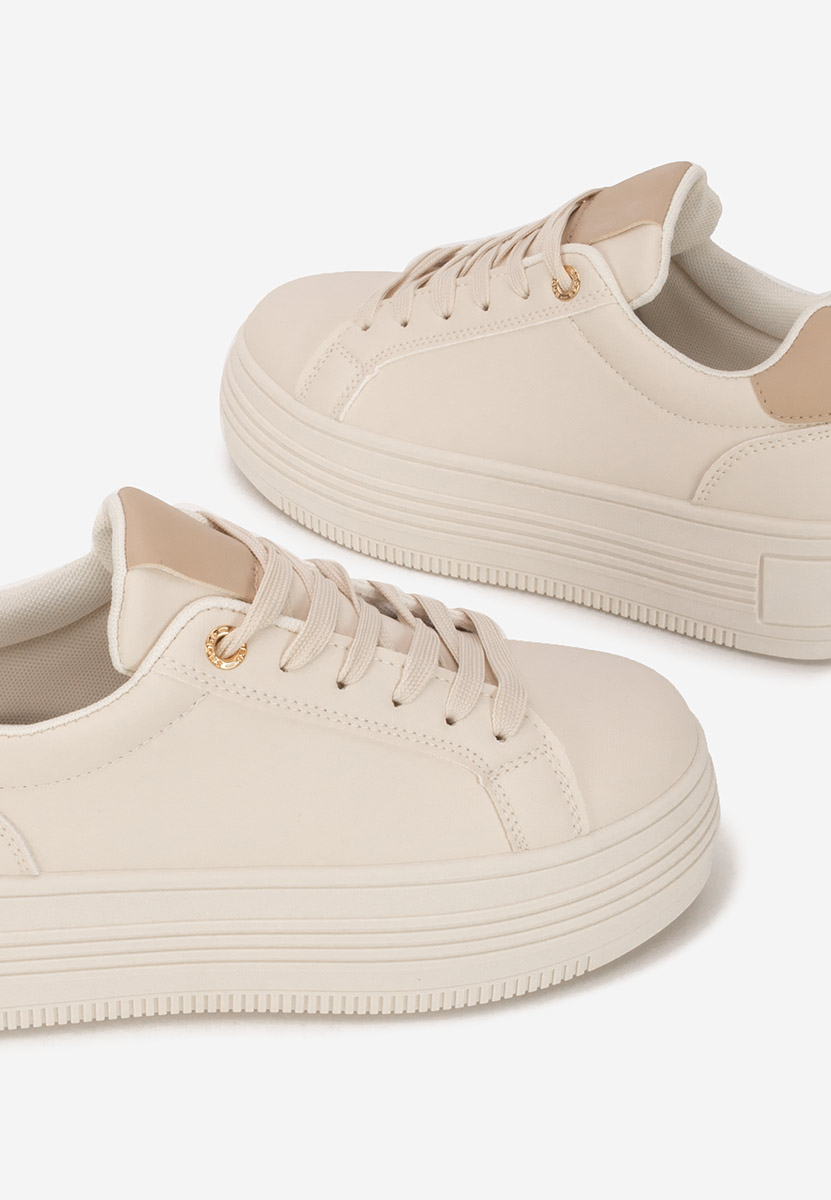 Sneakers con plateau Sidoneya beige