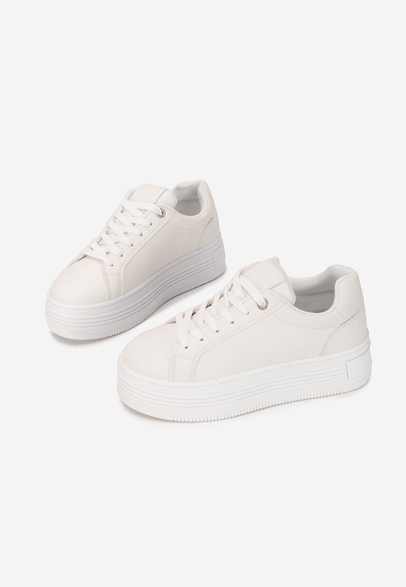 Sneakers con plateau Sidoneya bianchi