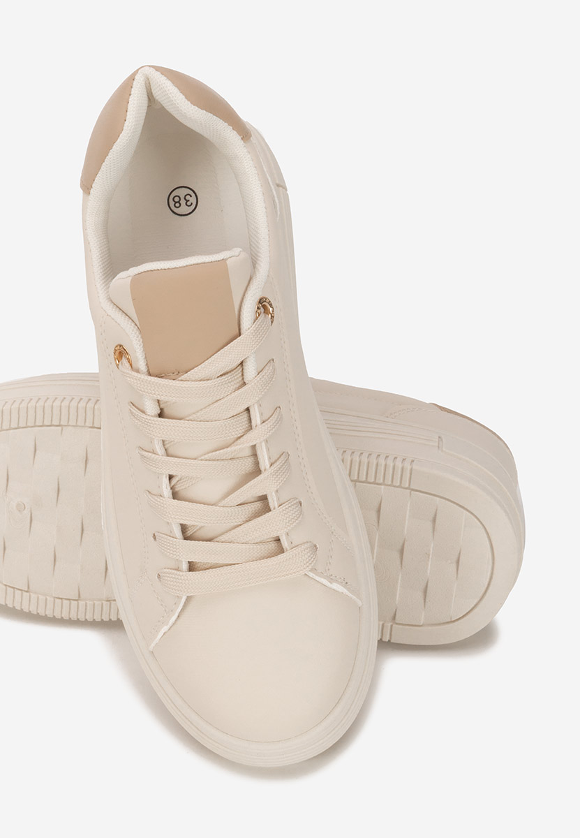 Sneakers con plateau Sidoneya beige