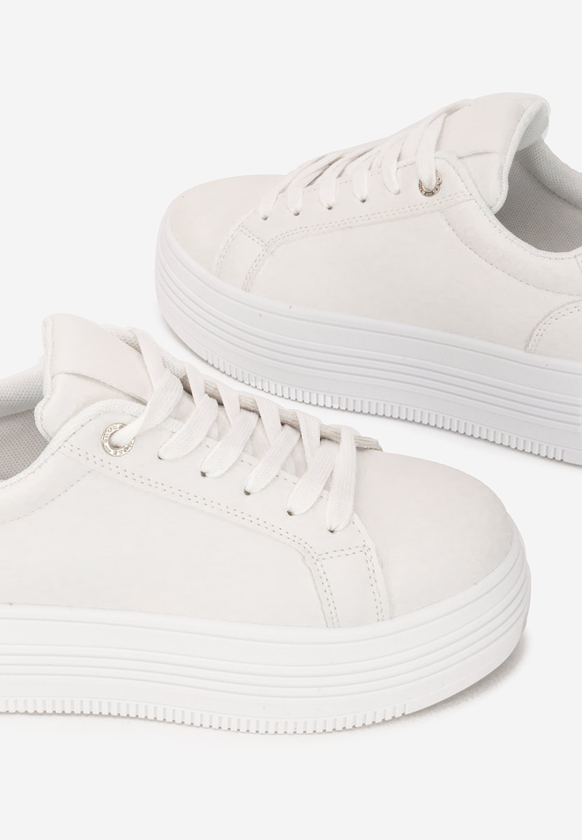 Sneakers con plateau Sidoneya bianchi