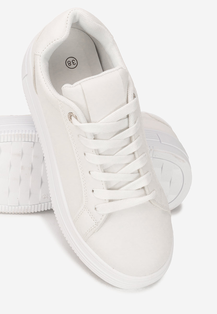 Sneakers con plateau Sidoneya bianchi