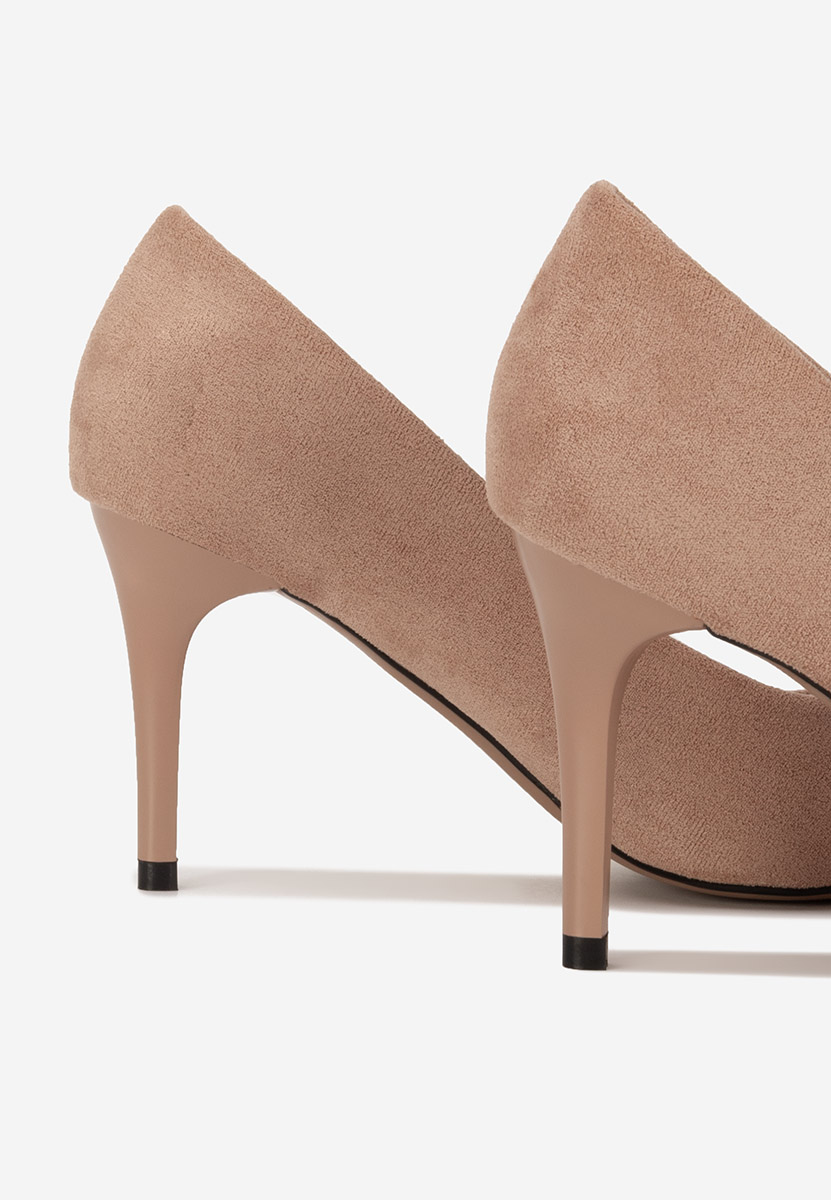 Décolleté tacco a spillo Zamirra beige