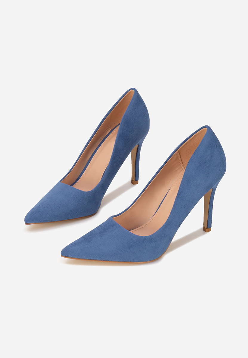 Décolleté tacco a spillo Samyla V2 blu marine