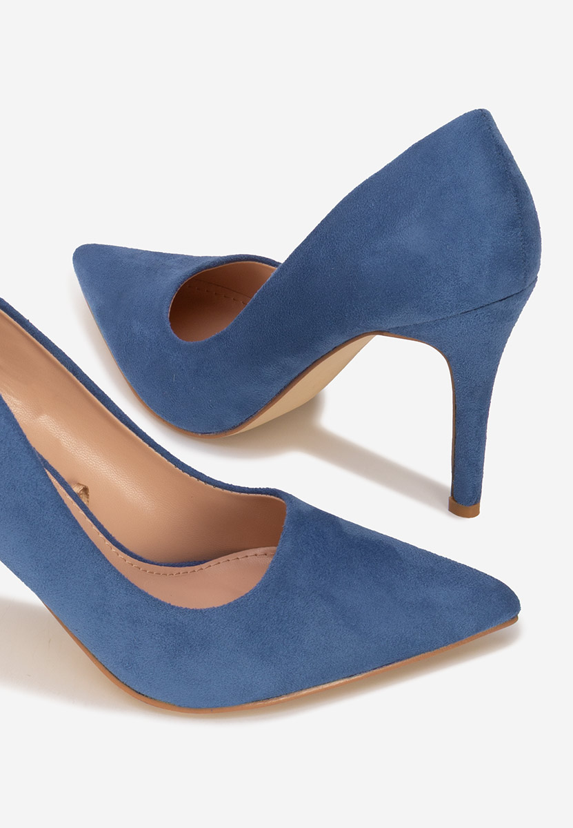 Décolleté tacco a spillo Samyla V2 blu marine