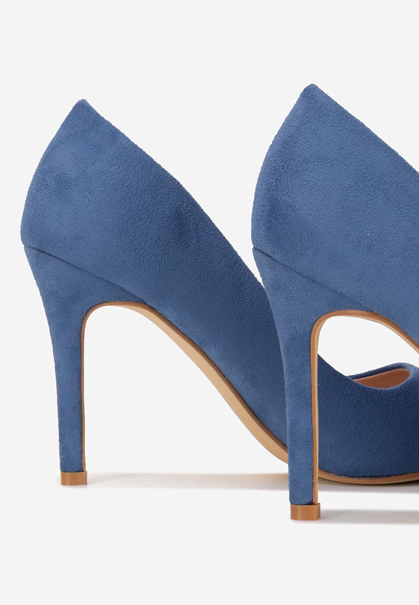 Décolleté tacco a spillo Samyla V2 blu marine