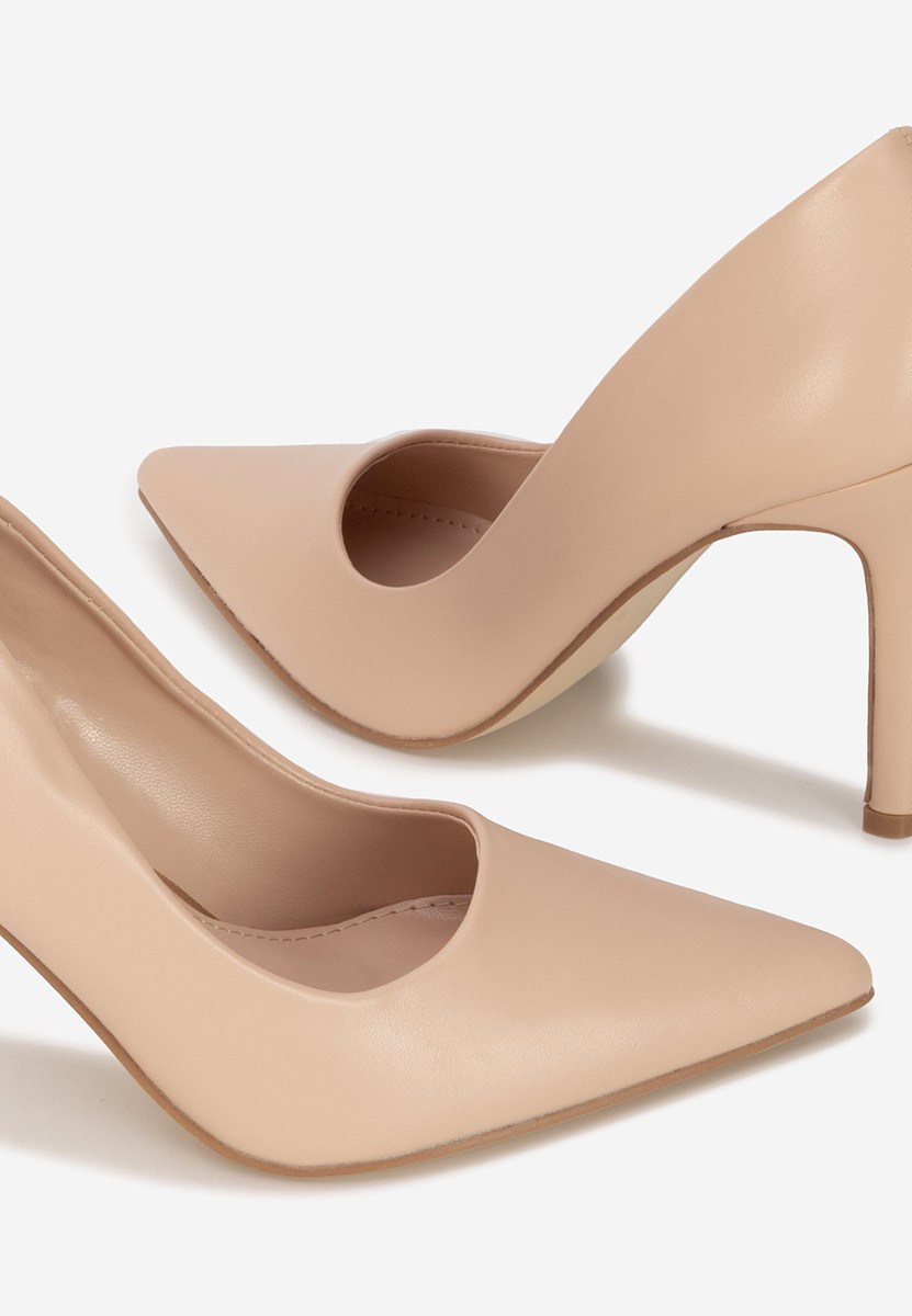 Décolleté tacco a spillo Samyla beige