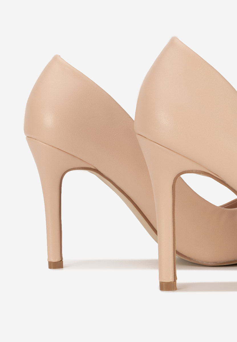 Décolleté tacco a spillo Samyla beige