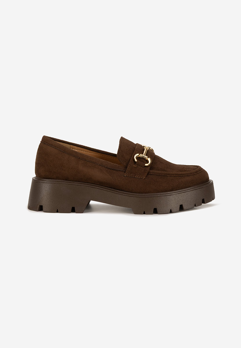 Mocassini con plateau Belvina marrone