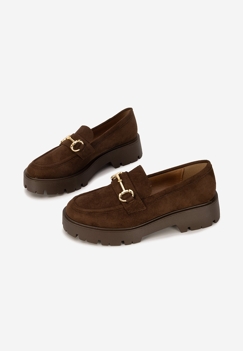 Mocassini con plateau Belvina marrone