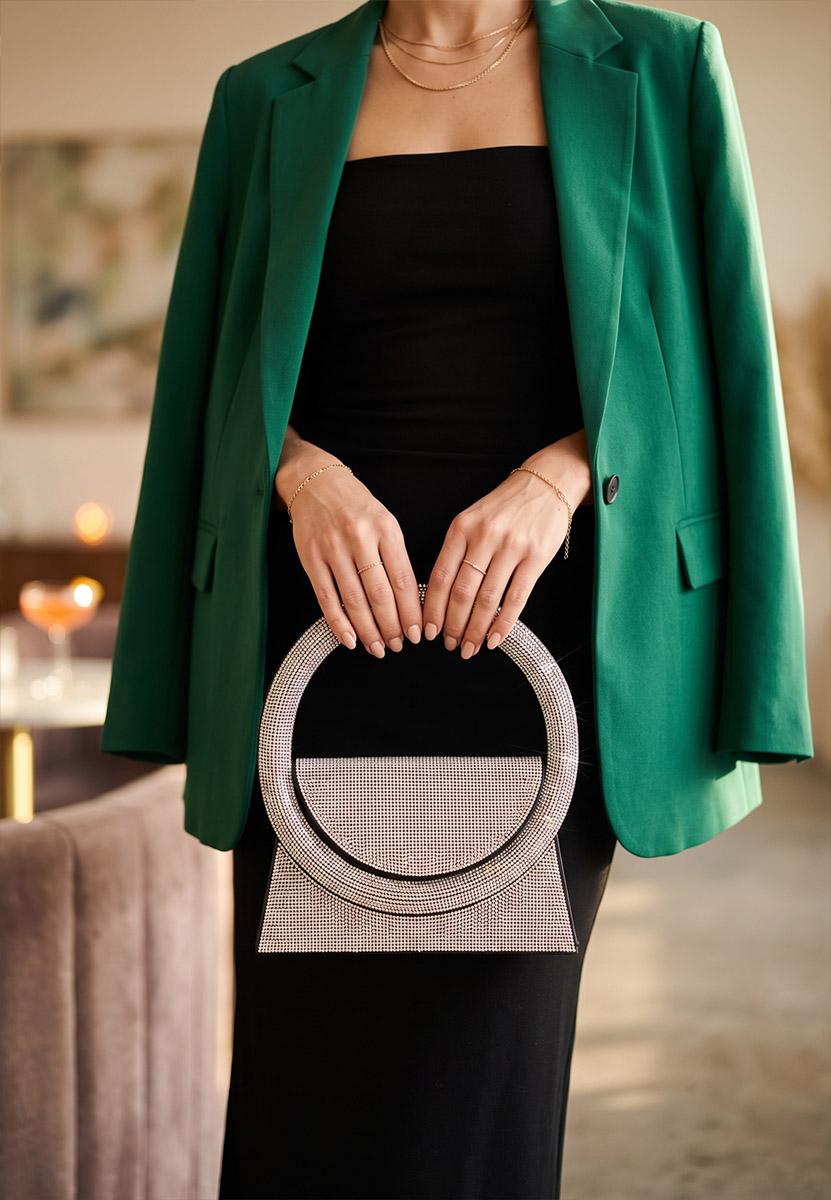 Borsa a mano Anaelia nera