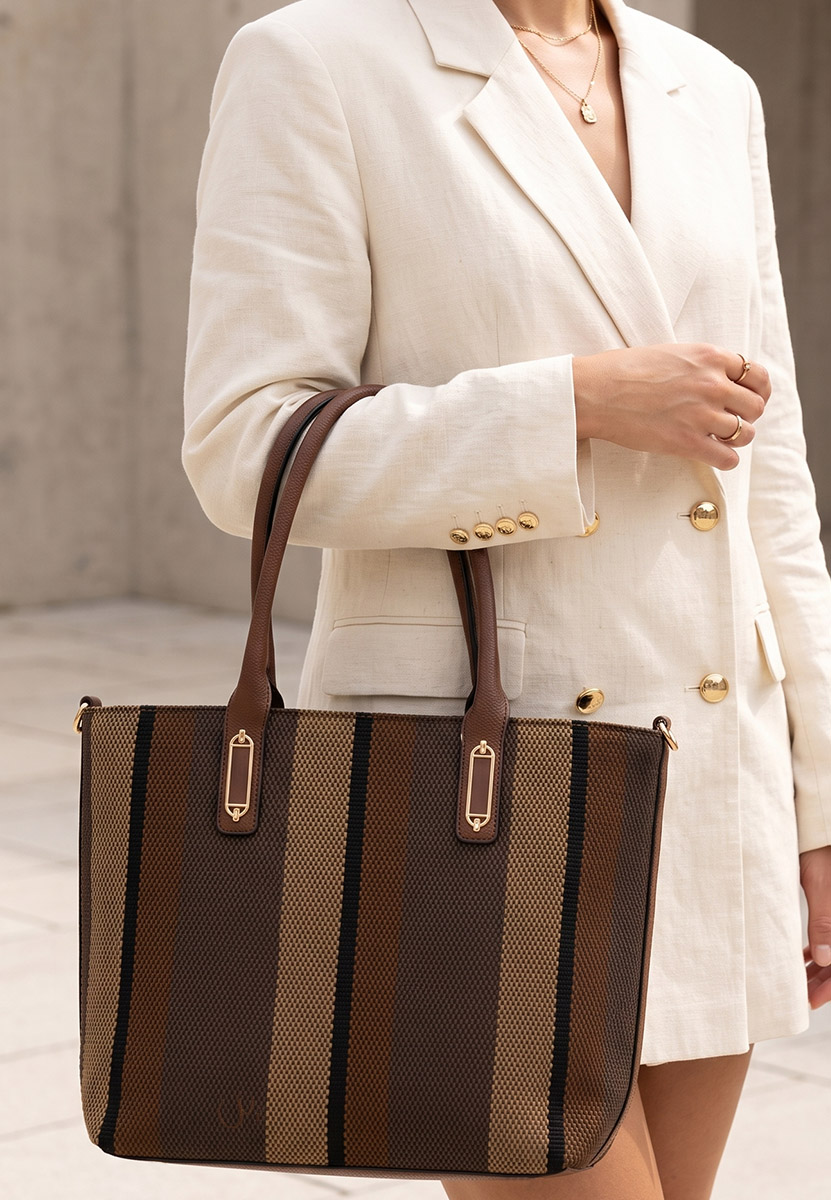 Borsa a mano Lazyran V2 marrone