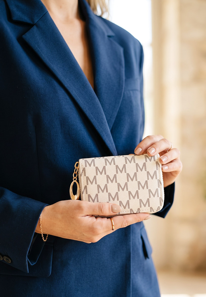 Portafoglio da donna Montia beige