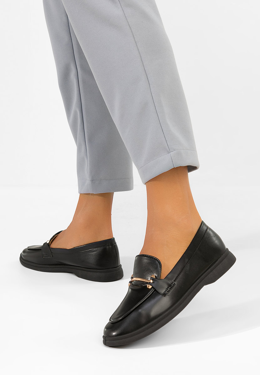 Loafers donna Sevalia nero