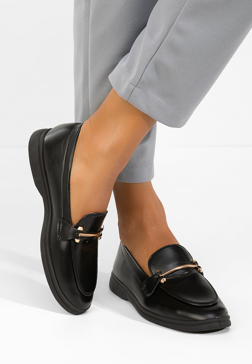 Loafers donna Sevalia nero