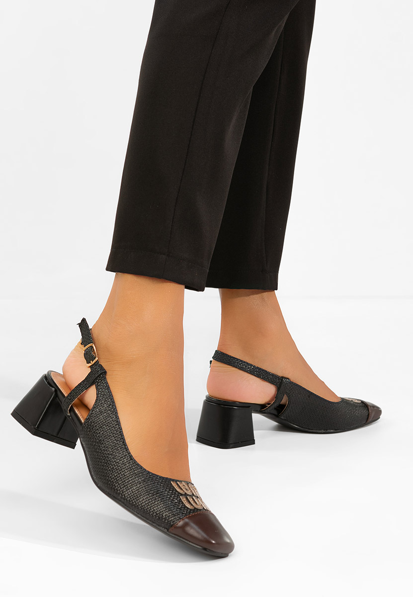 Décolleté Slingback Miryam nero