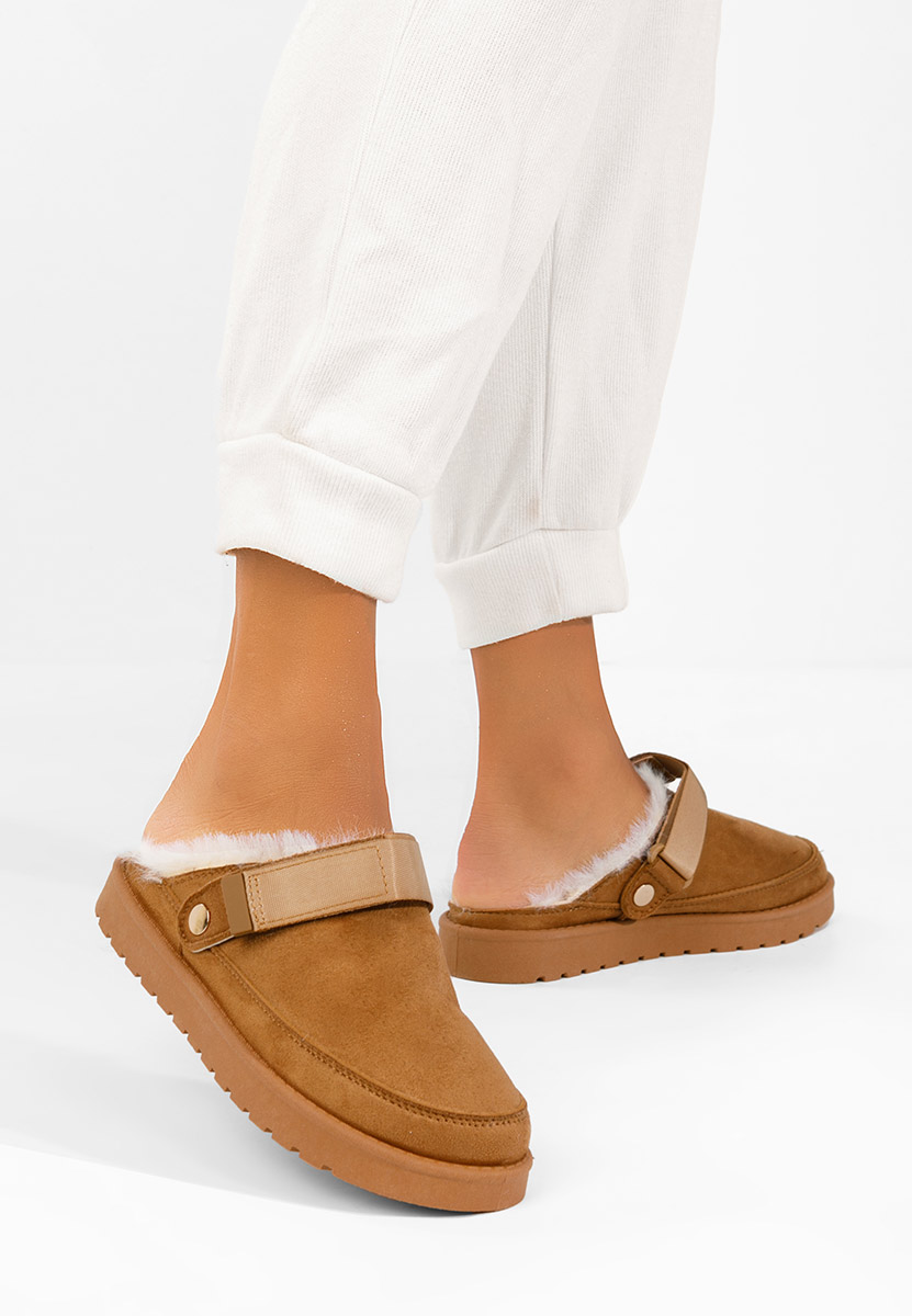 Zoccoli donna Aurivis V2 camel