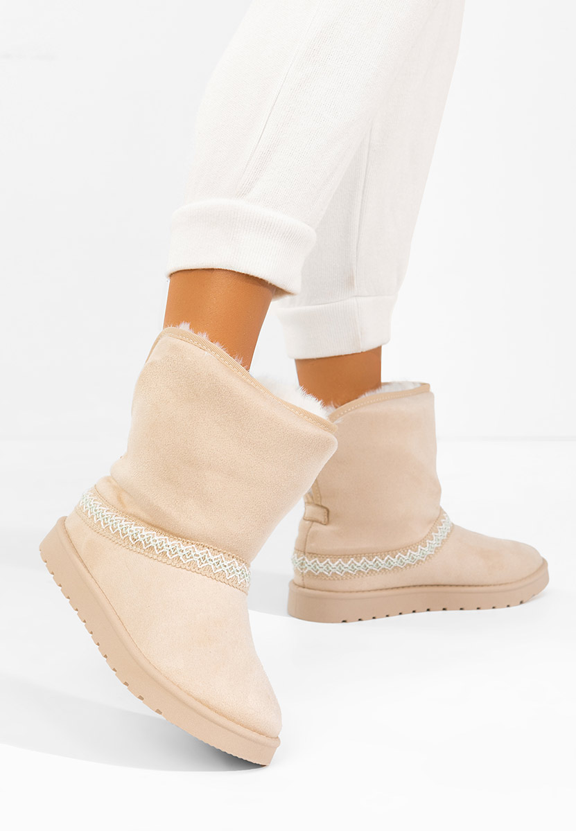 Stivaletti invernali donna Alura beige